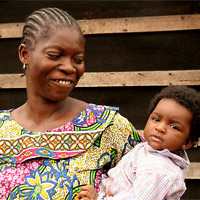 African Mother & Child