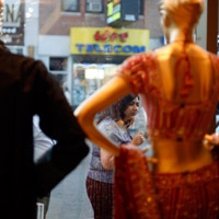 Devon Street Window Shoppers